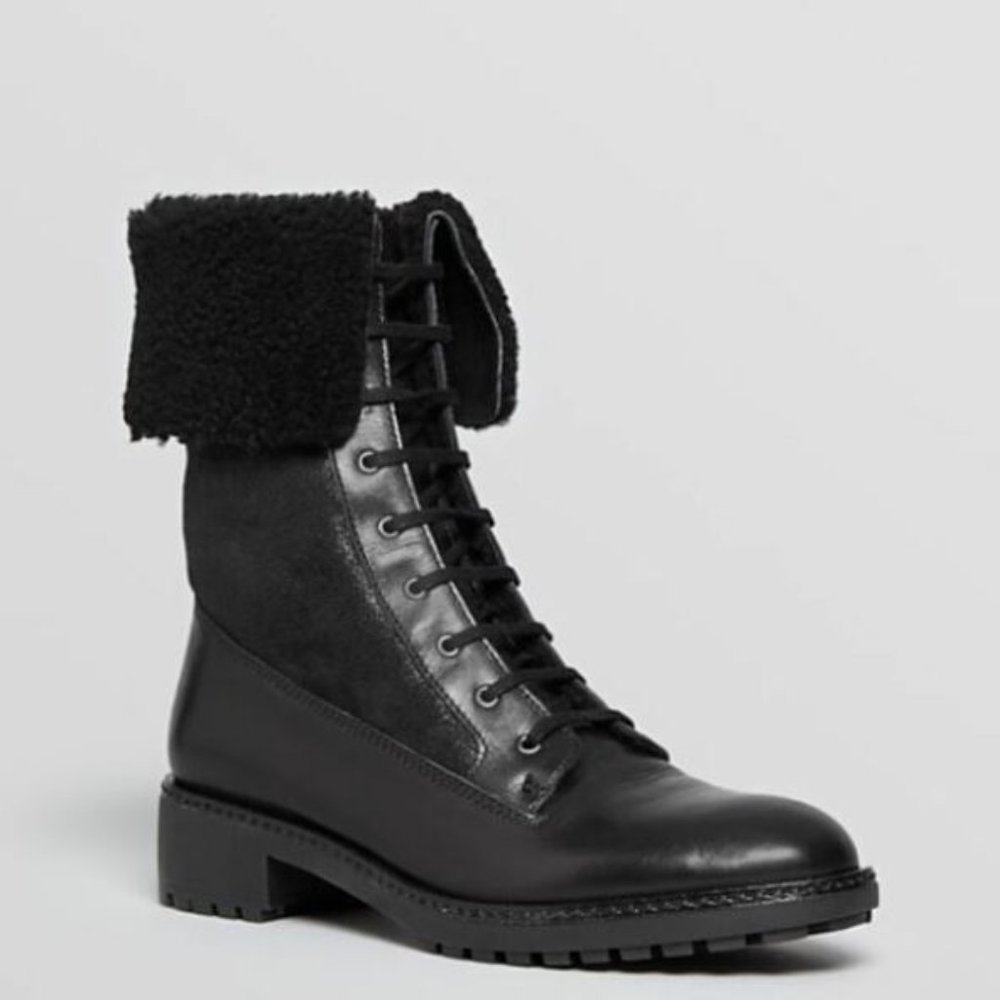Via Spiga Lace-up Combat Boots - New - Never worn